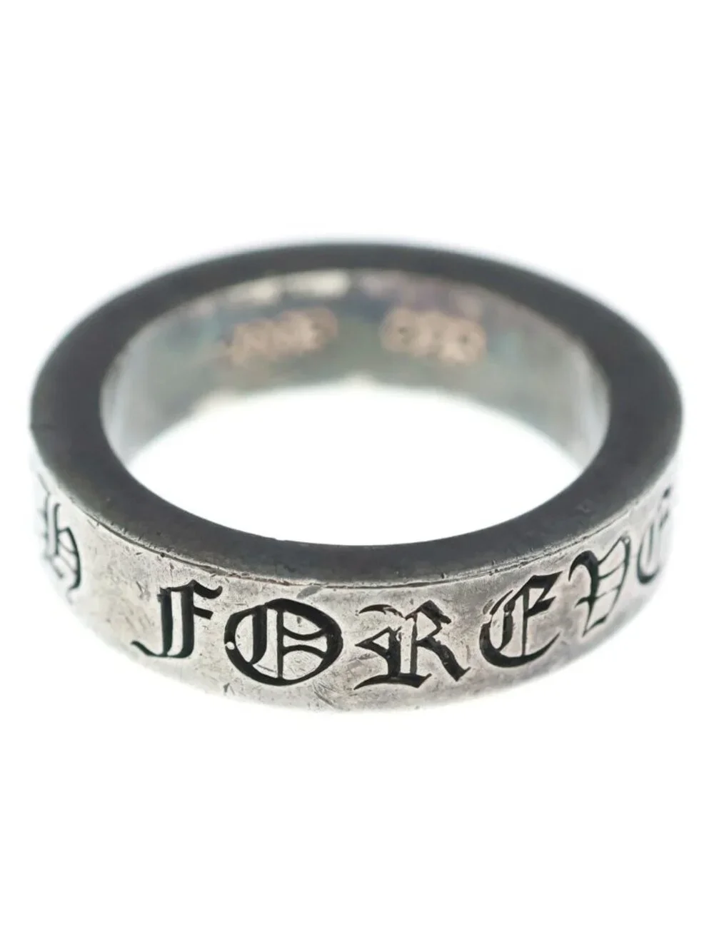 Chrome Hearts Spacer Forever Ring Silver